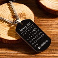 Personalized Engraved Spotify Photo Necklace With Personalized Calendar Perfect Anniversary Gifts For Lover - image 2