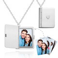 Cusom Locket Album Necklace Personalized Picture Necklace - image 1