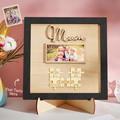 Custom Photo Engraved Ornament Mother's Day Puzzle Wooden Commemorate Gifts - image 4