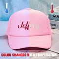 Custom Puff Print Trucker Hat Personalized Temperature-sensitive Foam Caps Back to School Gift - image 6