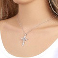 Custom Photo Projection Necklace Cross Commemorative Gifts - image 6
