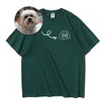 Embrogift Maxim custom pet line embroidered T-shirt - image 7