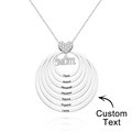 Custom Engraved Necklace Simple Circularity Family Gifts - image 7