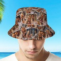 Personalized Photo Bucket hats Summer Beach Sun Cap For Kids and Adults - image 3