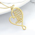 Heart-shaped Name Necklace Custom 1-8 Names Family Nameplate Necklace 925 Sterling Silver - image 8