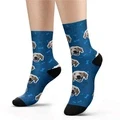 Customized Dog Socks -- Put Your Cute Dog on Custom Socks, Dog Lovers, Dog GIft, Cute Dog Personalized, Dog Gift Socks, Fathers Day Gift - image 8