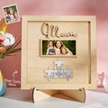 Custom Photo Engraved Ornament Mother's Day Puzzle Wooden Commemorate Gifts - image 18
