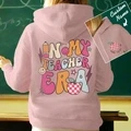 Personalized In My Teacher Era Hooded Sweatshirt Teacher Custom Name Hooded Sweatshirt Back to School Gifts - image 13
