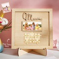 Custom Photo Engraved Ornament Mother's Day Puzzle Wooden Commemorate Gifts - image 10