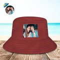 Custom Photo Bucket Hat Personalized Summer Sun Hat Fisherman Cap - image 5
