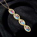Custom Photo Necklace Container Oval Locket Pendant Necklace Gift for Women - image 3