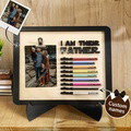 Personalized Lightsaber I Am Their Father Wooden Sign Gift for Dad - image 9