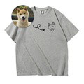Embrogift Maxim custom pet line embroidered T-shirt - image 4