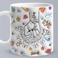 Personalized 3D Inflated Effect Kids Name Mug - Perfect Father's Day Gift - image 6