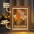 Personalized Birth Flower Bouquet Names LED Light Gift for Mom - image 2