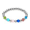 Personalized Birthstones Bracelet 1-12 Family Birthstones Elastic Beaded Bracelet Gift for Woman - image 6