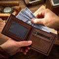 Custom Photo Wallet Bronzing Simplicity Men's Wallet Gifts For Dad - image 6