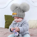 Personalized Name Baby Beanie Kids Leather Patch Hat - image 10