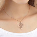 Heart-shaped Name Necklace Custom 1-8 Names Family Nameplate Necklace 925 Sterling Silver - image 4