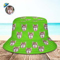 Custom Your Photo Face Summer Bucket Hat Fisherman Hat - Green - image 3
