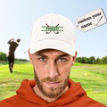 Custom Adjustable Embroidered Baseball Hats Personalized Golf Vintage Cotton Twill Cap - image 2