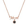 Custom Mom Photo Projection Necklace with Little Heart - image 3