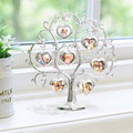 Custom Photo Family Tree With 7 Hanging Picture Frames Metal Table Top Decoration - image 6