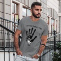 Personalized Our First Father’s Day Handprint Father T-Shirt Gift for Dad - image 3