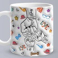 Personalized 3D Inflated Effect Kids Name Mug - Perfect Father's Day Gift - image 2