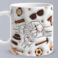 Personalized Fist Bump Mug for Papa or Grandpa - Perfect Father's Day Gift - image 8