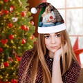 Personalized Sequins Santa Hat Custom Photo Christmas Hats for Holiday Party Supplies - image 7