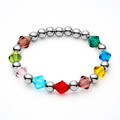 Personalized Birthstones Bracelet 1-12 Family Birthstones Elastic Beaded Bracelet Gift for Woman - image 9