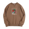 Personalized Embroidery 380g heavy weight 100% cotton sweatshirt - image 3