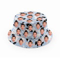 Custom Bucket Hat with Your Face Cow Print Unisex Fisherman Cap for Adult - image 3