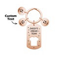 Personalized Engraved Football Daddy' Dream Team Keychain with Children's Names Key Ring Father's Day Gifts - image 13