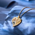 Custom Photo Engraved Necklace Angel Wings Heart Gifts - image 5