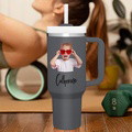 Personalized Text 40oz Insulated Mug with Handle and Straw Stainless Steel Custom Travel Cup Gift for Family Friends Couples - image 16
