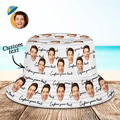 Custom Face Bucket Hat Personalized Unisex Summer Sun Hat Fisherman Cap - image 3