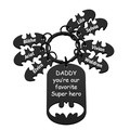 Personalized Superhero Daddy Keychain with Kids Names Gift for Father - image 14