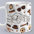 Personalized Fist Bump Mug for Papa or Grandpa - Perfect Father's Day Gift - image 7