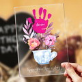 Custom Name and Date Night Light Handprint Lamp Mother's Day Gift - image 7