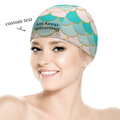 Personalized Shell Swim Caps Custom Swimming Cap Swimming Hats for Men Women - image 3