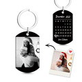 Father's Day Gifts Custom Keychain Photo Calendar Keychain Tag Keychain Personal custom gift - image 3