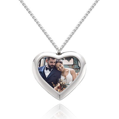 Custom Photo Pendant Necklace Heart Pendant Necklace Gifts for Her