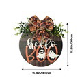 Halloween Welcome Sign for Front Door Wood Farmhouse Wreath Porch Decor Hanging Decoration Gifts - image 5