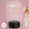 Personalized Mom You Are the Piece that Holds Us Together Acrylic Night Light for Mom - image 20