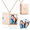 Cusom Locket Album Necklace Personalized Picture Necklace - image 3