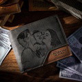 Custom Photo Wallet Bronzing Simplicity Men's Wallet Gifts For Dad - image 5