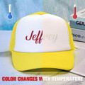 Custom Puff Print Trucker Hat Personalized Temperature-sensitive Foam Caps Back to School Gift - image 2