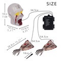 Halloween Decorations Outdoor Lighted Zombie Skeleton for Garden Haunted House Graveyard Halloween Party Decor - image 4